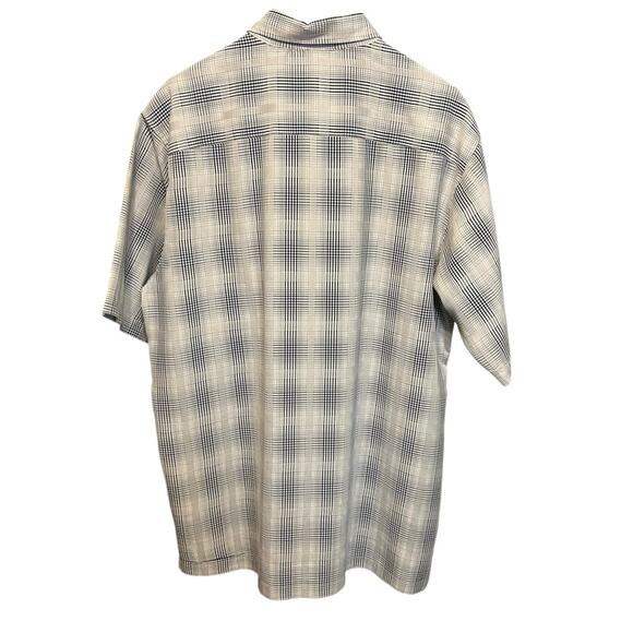 Bugatchi Uomo Mens Shirt XL Plaid Button Up Preppy Officewear Classic Travel - Picture 3 of 9